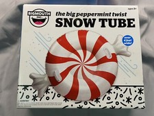 NEW Big Mouth Inflatable Snow Tube - The Big Peppermint Twist 4 Feet 