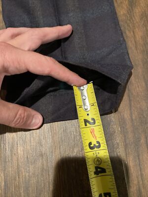 Pantalon Habillé Homme Todd Snyder – Laine à Carreaux Gris – Taille 31x32 – Occasion
