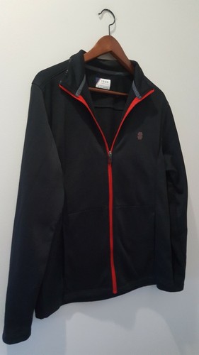 IZOD PerformX Mens S Black Full Zip Fleece Performance Outdoor Jacket/Coat - Picture 2 of 6