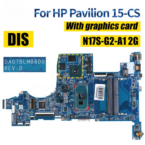 For HP Pavilion 15-CS DAG7BLMB8D0 L67287-601 I5 I7 10th Gen Laptop Motherboard - 第 4/12 張圖片