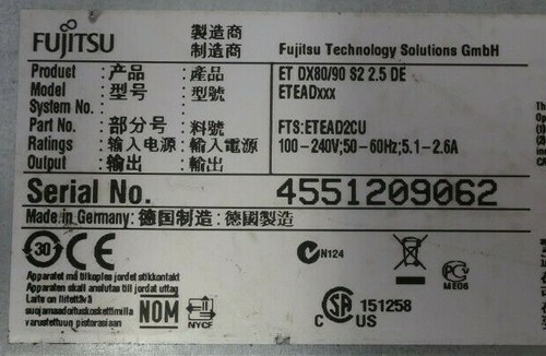 Fujitsu Eternus DX80/90 S2 DE 24x 2.5" SAS Bay Enclosure 2x IOM6 FTS:ETEAD2CU - Picture 3 of 3