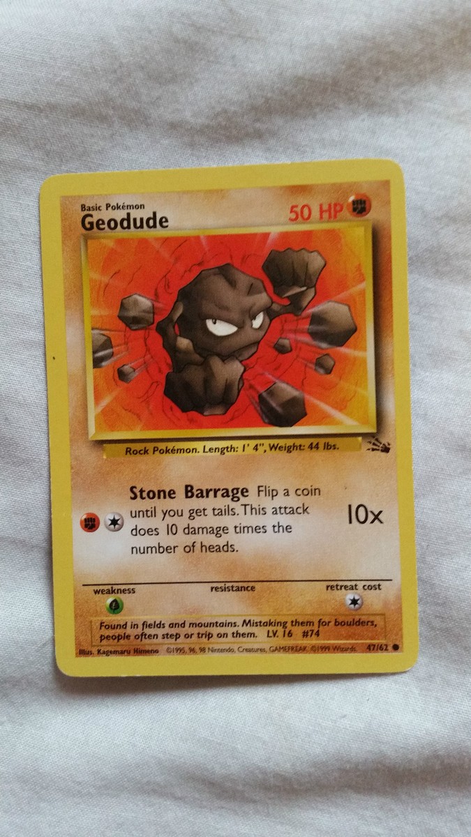 Pokemon Fossil Set Cards Make your selection 90's Original | eBay