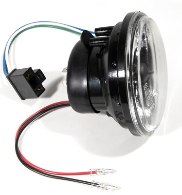 4'' H4 Scheinwerfereinsatz m. klarer Lichtscheibe Universal Motorrad Auto US Car