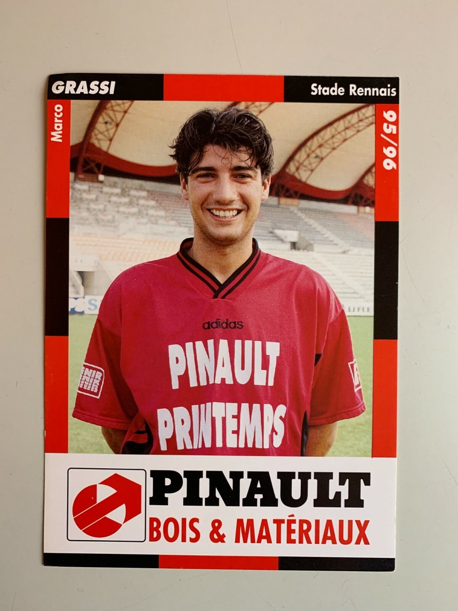 Mini Poster Stade Rennais 1995/1996 – Wiltord, Grassi, Ziani, Darcheville – Rare Collector