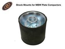 Genuine MBW OEM Plate Compactor Shock Mounts 01011 2  Outer Dia  2 1/8  Long