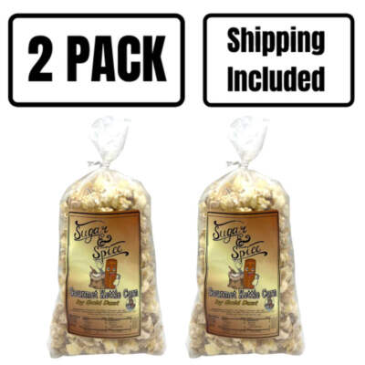 Cinnamon and Sugar Kettle Corn | Pack of 2 | 2 oz | Non-GMO | Shipping Included