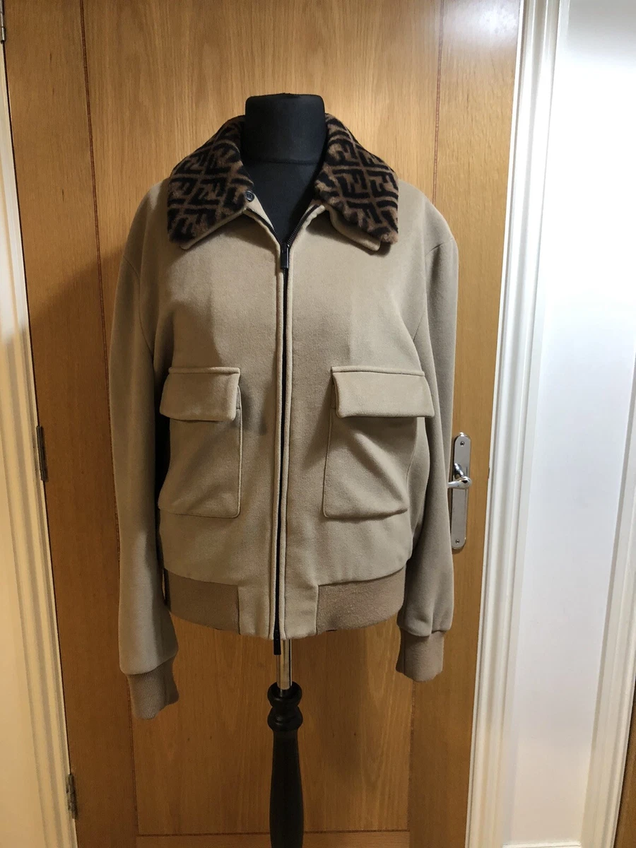 Fendi Beige Jacket Size IT 56 | eBay