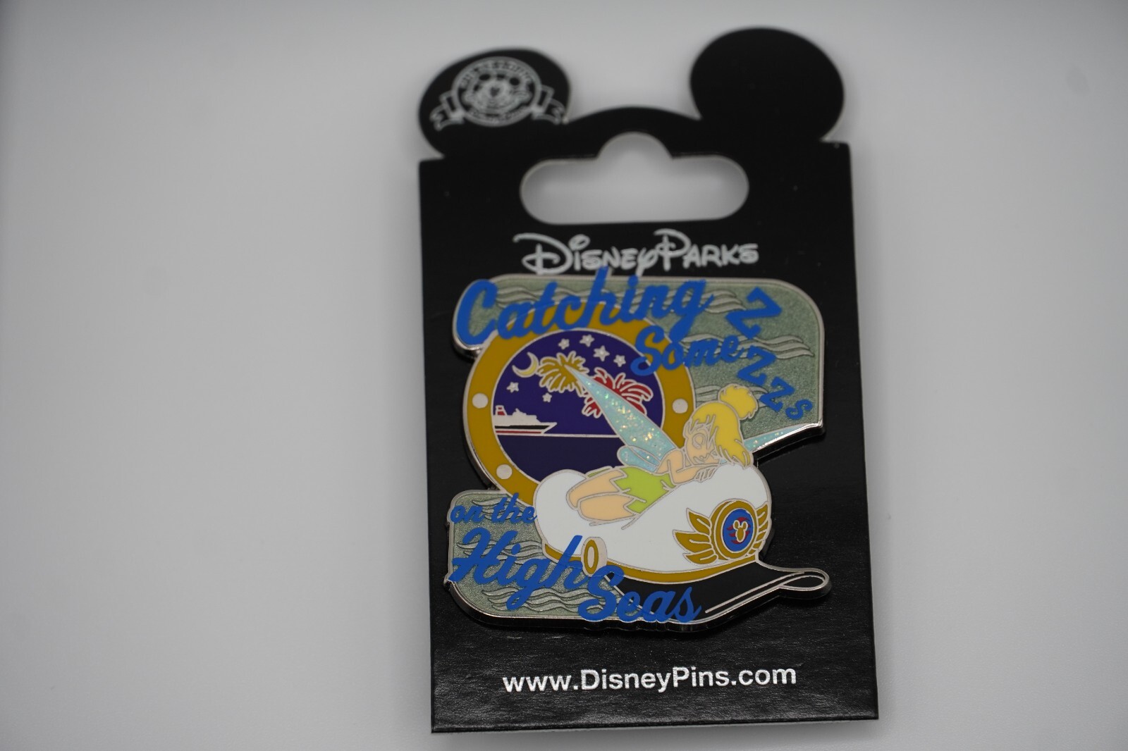 Disney Cruise Line Tinkerbell Catching Some Zzzs On The High Sea Pin New OE Pin