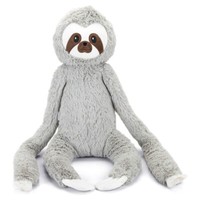 Beeztees Hundespielzeug PlüSch Faultier Mees XL Grau 80X30X20Cm Kuschelspielzeug