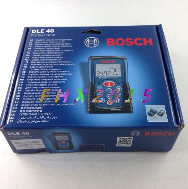 Bosch Dle40 Professional Laser Distance Meter Tester Range Finder