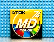 MD    TDK MD COLOR YELLOW 74 BLANK MINI DISC  1  SEALED 