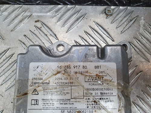 MÓDULO DE CONTROL DE AIRBAG CITROEN DS5 SRS ECU 9678691780 - Imagen 2 de 2
