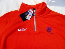 NWT Nike pullover, men's L, XL, orange, 75, Standard Fit, Clemson, Cotton