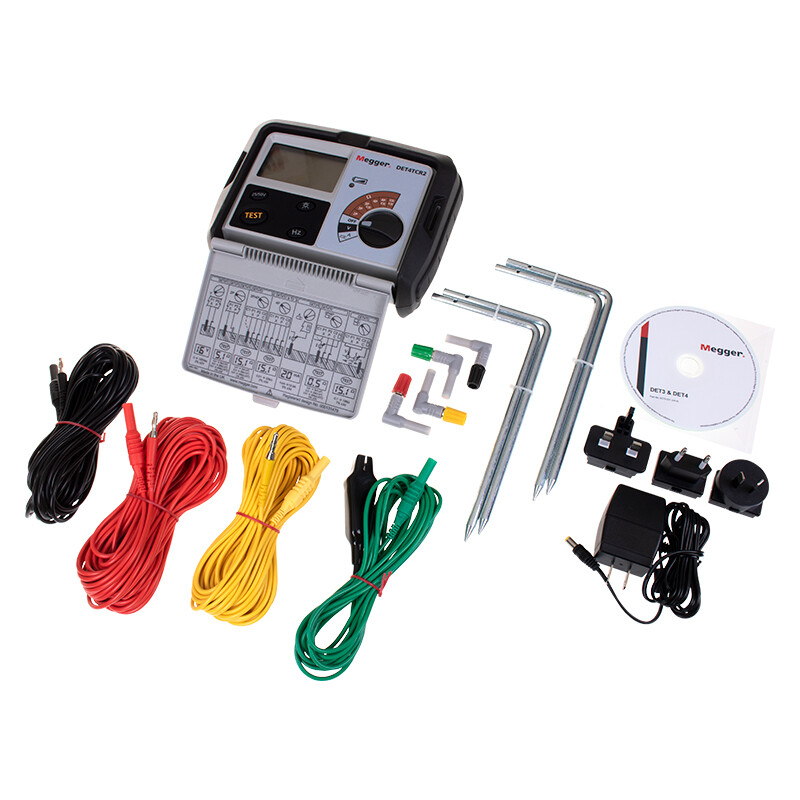 *NEW* Megger DET4TCR2 Rechargeable Earth Tester - Clamp ready (Not included)