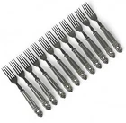 Set of 12 Fish Forks - Royal Danish by International Sterling