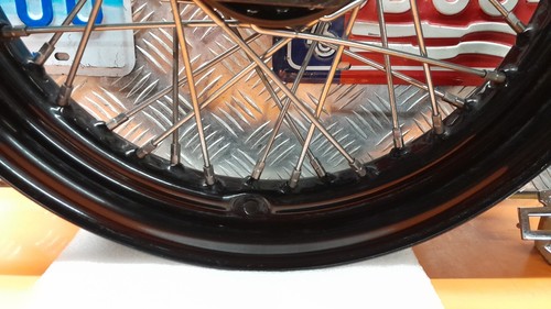 Harley Davidson cerchio ruota raggi 16" x 3" originale doppia flangia Evo 1340 - Foto 4 di 20