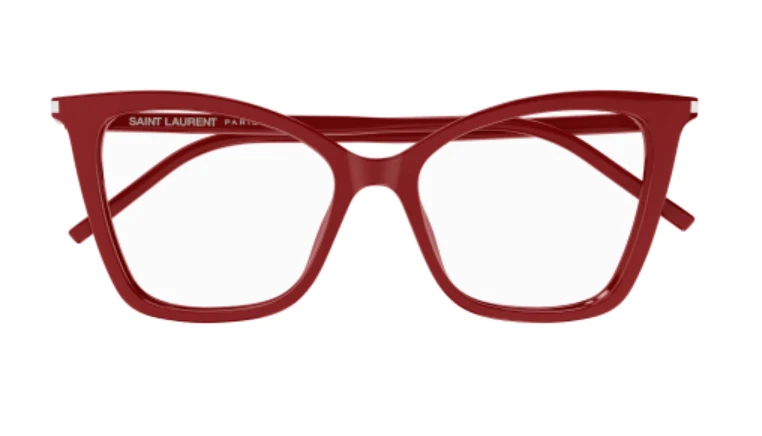 Saint Laurent SL 386 015 Red Cat-Eye Women's Eyeglasses - Image 2 of 4