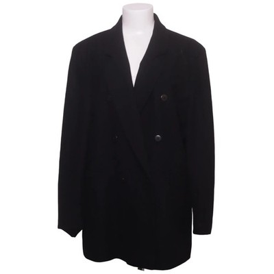 Cabanjacke, Damen, Größe: 46, Schwarz, Polyamid/Polyester/Wolle #oEr