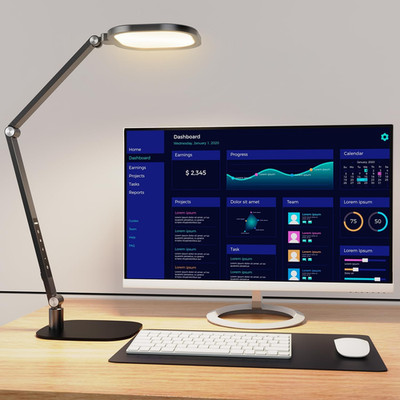 LED Desk Lamp for Home Office, Professional Eye-Caring Diffused Desk Light, 3 Co