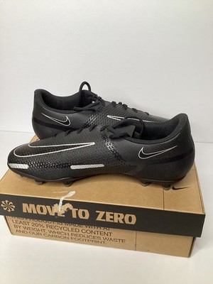 Size 6.5 Mens Nike Phantom GT2 Club MG Soccer Cleats Black Silver DA5640-007 New Size 6.5 - Nike Phantom GT2 Club MG Black Metallic Silver  main image 2