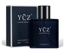 Ycz Charm Unfolds Marine Perfume for Men Long Lasting Fragrance 1.7oz 50ml 