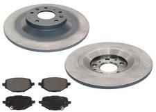 Rear Coated Brake Disc Rotors Brake Pad Set fits Mazda CX-50 CX50 2023-2024