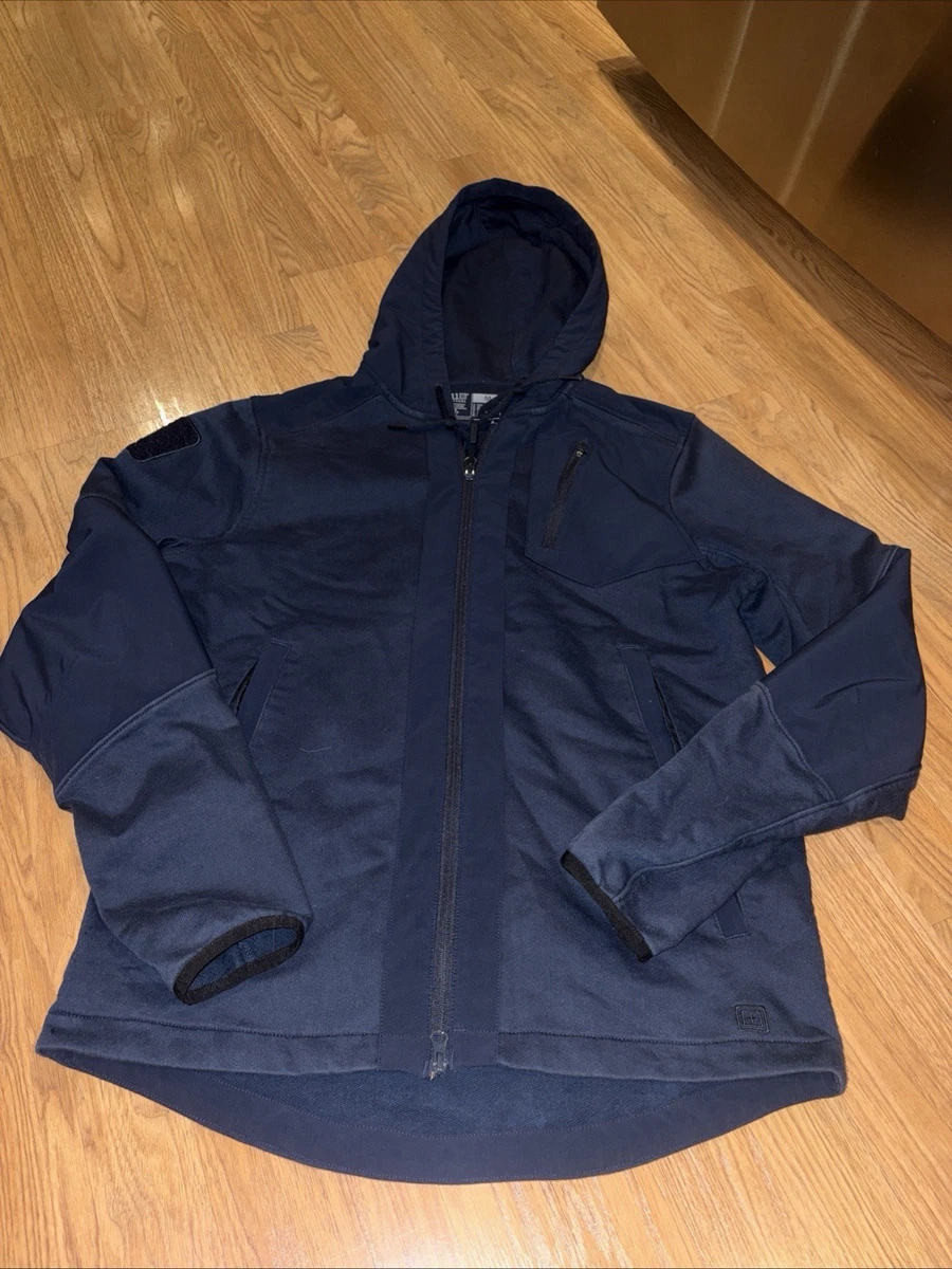 Veste Tactique 5.11 Homme - Bleu Marine - Taille S - Softshell Coupe-Vent - Neuve