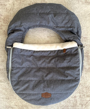 JJ Cole Winter Baby Infant Car Seat Cover Zipper Closure Dark Gray NEW Condition