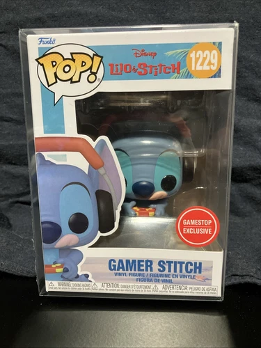 Funko Pop! Vinyl: Disney - Gamer Stitch #1229 MINT CONDITION W PROTECTOR