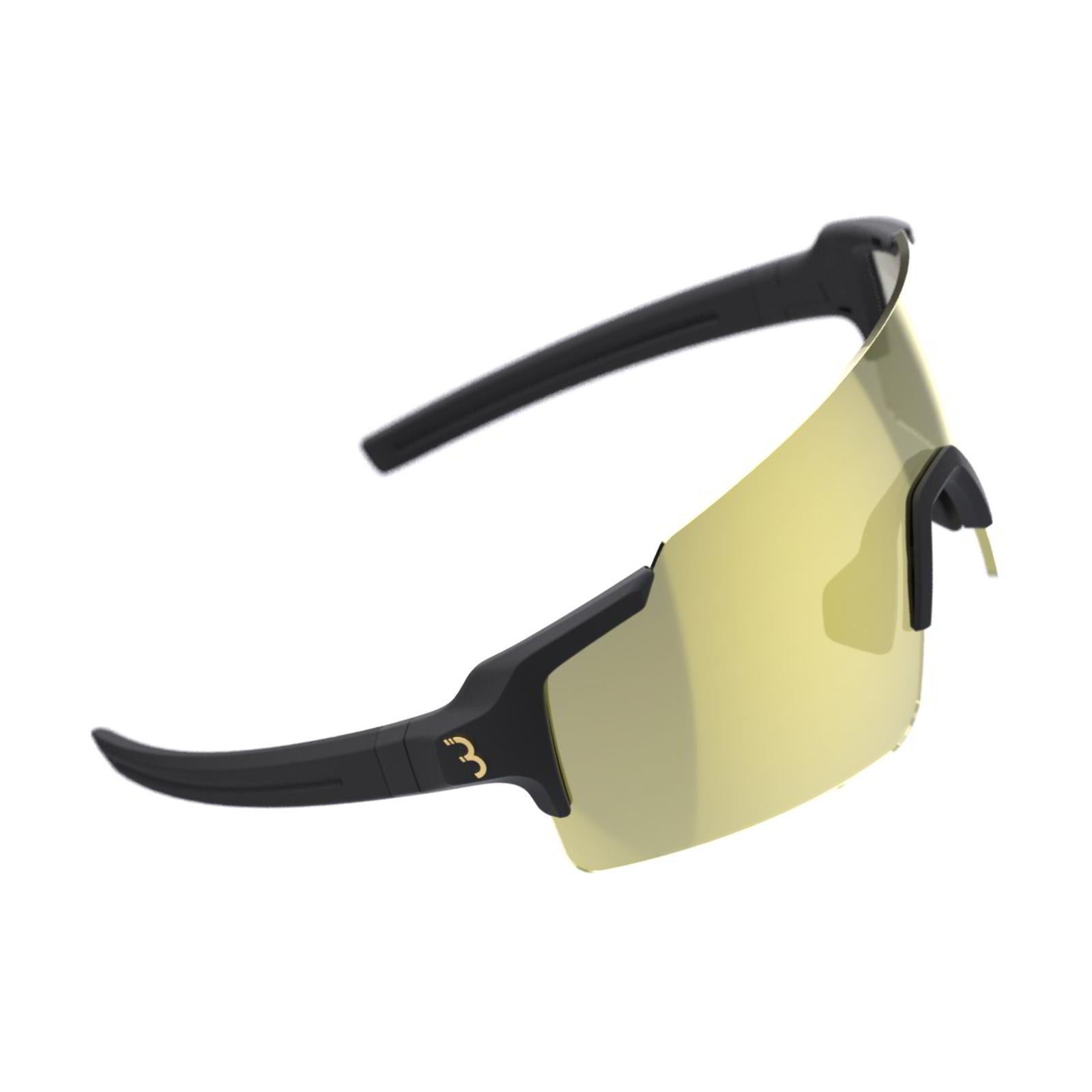 BBB FullView Photochromic Cycling Sport Glasses Black Gold MLC Lens BSG-70PH