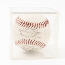 1960's Philadelphia Phillies Signed Baseball Cookie, Rojas,Wise, White,Dalrymple