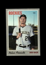 2019 Topps Heritage 1970 Cloth Stickers #15 Nolan Arenado Colorado Rockies