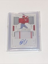 2018 Panini National Treasures - Material & Signature J.P. Crawford...