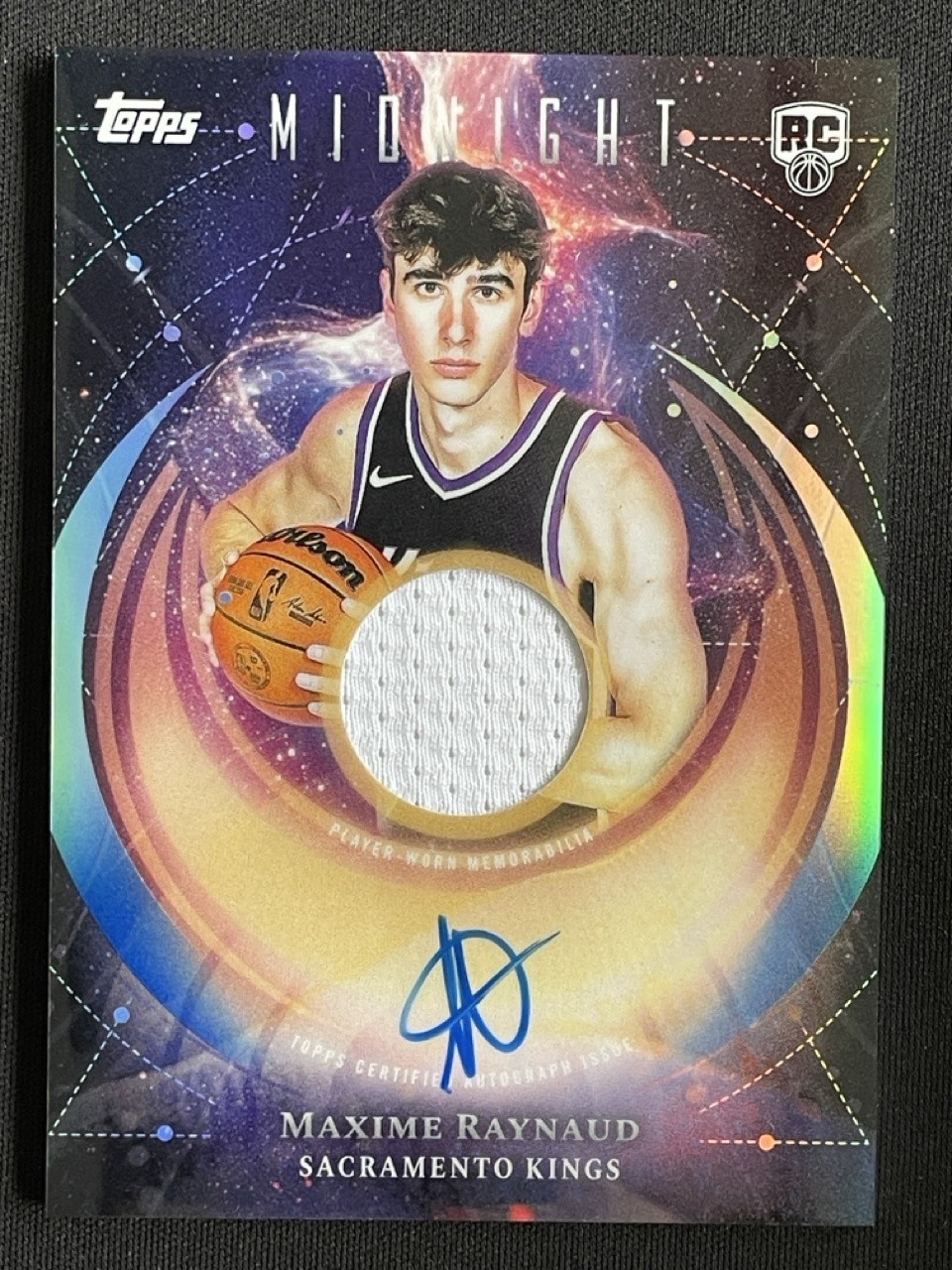 Maxime Raynaud 2025-26 Topps Midnight Rpa Jersey Auto Rc #Rja-Mr