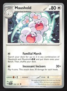 Maushold Pokemon Card | eBay