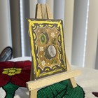 ACEO Original Abstract Artwork Trading Card Coconut Kiwi By AnahiEnColor — photo 2