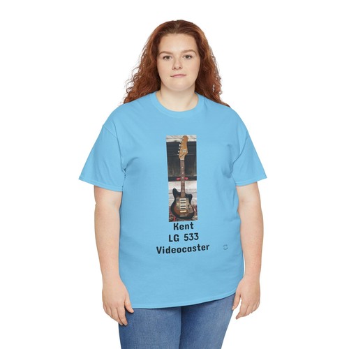 Vintage Kent LG 533 Videocaster Electric Guitar Rock Unisex Heavy Cotton Tee, - Picture 96 of 157