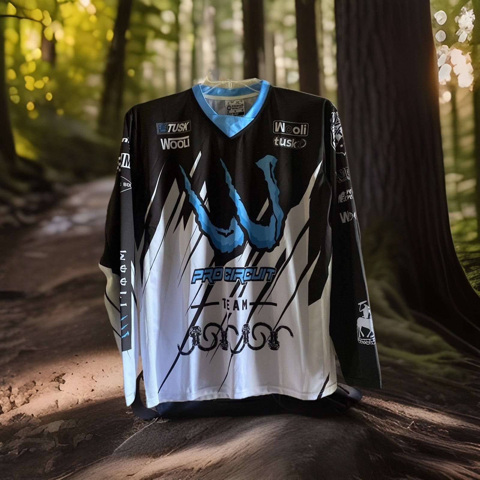 Wooli Tusk Bass Canyon 2023 Team Motocross Jersey Red Rocks