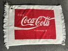 Vintage Golf Towel with ring "Enjoy Coca-Cola" Coke  Red White Cotton 17x 11in