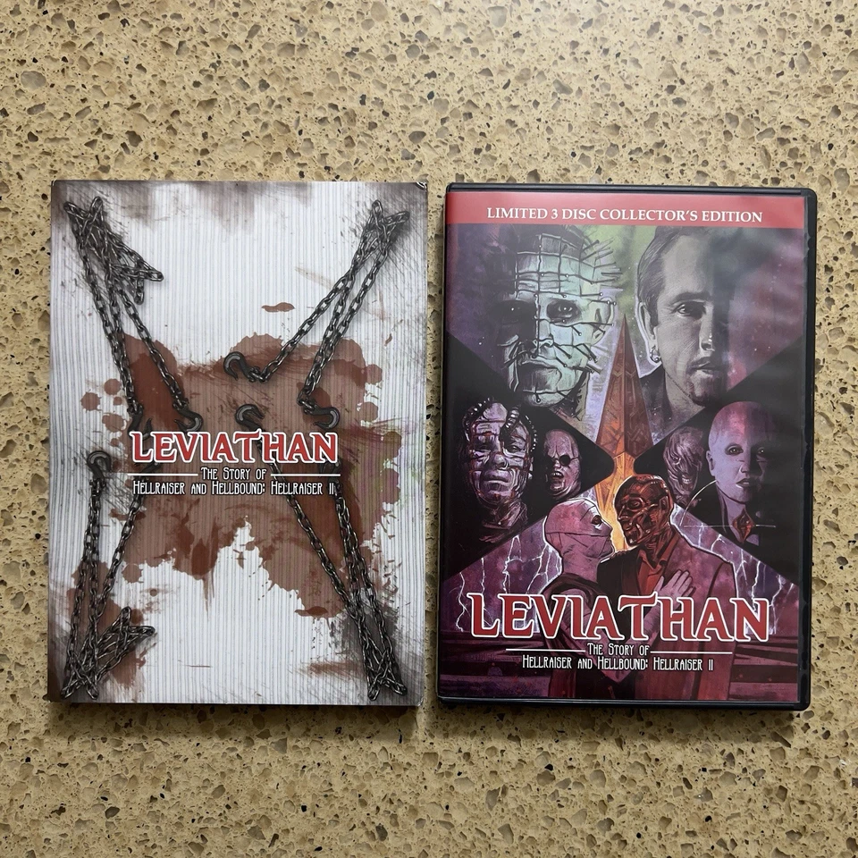 Leviathan: Story Of Hellraiser 3-DVD Set w/  Limited Ed. Slipcover - Rare NM OOP - Image 3 of 4