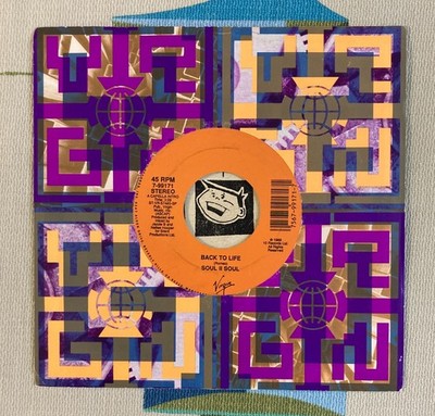 Soul II Soul 45 Back to Life 1989 M-