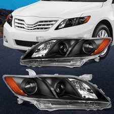 Headlights Assembly For Toyota Camry 2007-2009 Headlamps Clear Front Replacement