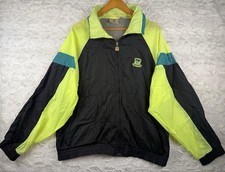 XL Givenchy Jacket Multicolor Colorblock Active Sport Full Zip Windbreaker Neon