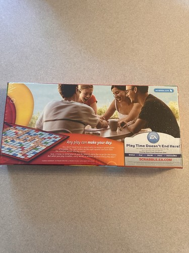 NEW SCRABBLE Board Game Crossword Family Game Night Hasbro Sealed Box 2007 Ed. - Picture 2 of 2