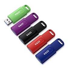 64GB Flash Drive USB 3.0 Thumb Drives 5 Pack 3.0, Multicolored (5 Pack)