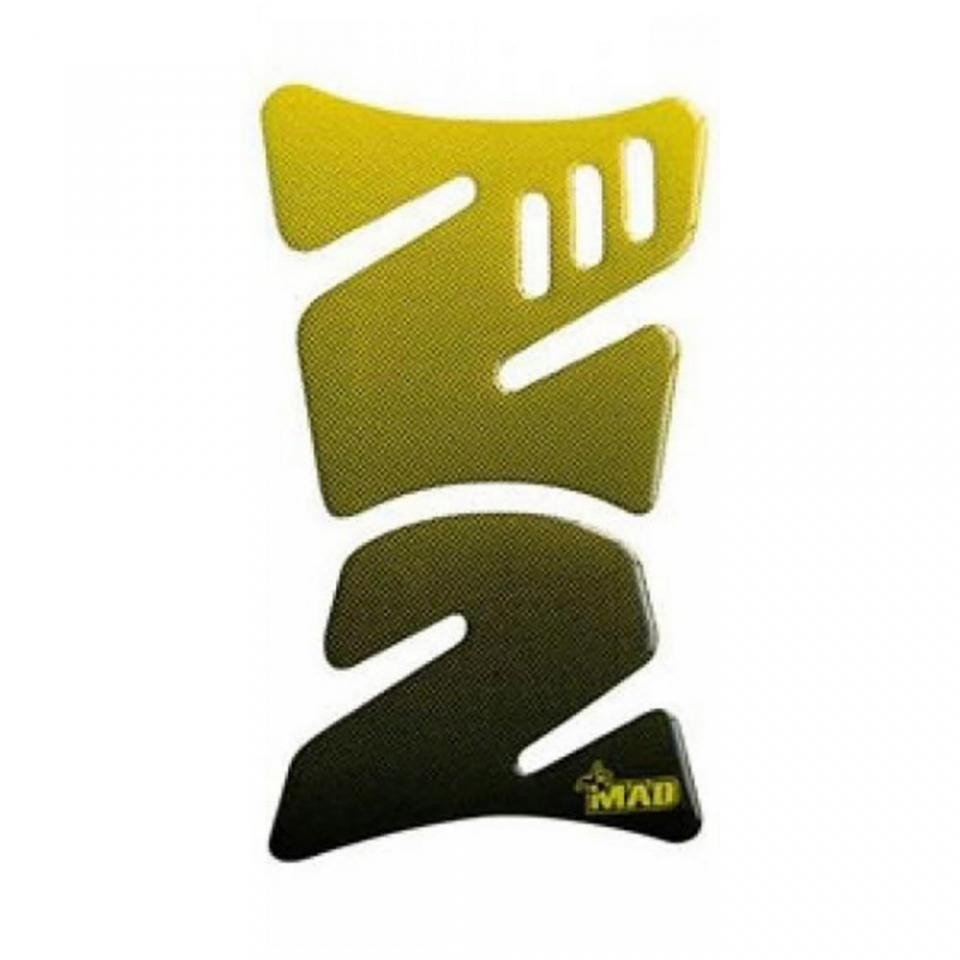 Protection de réservoir Mad jaune et noir pour moto sport et roadster