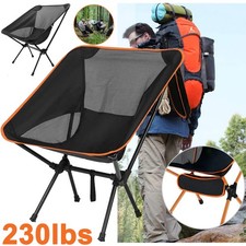 230lbs Folding Camping Chair Travel Picnic Backpacking Fishing Chair Ultralight