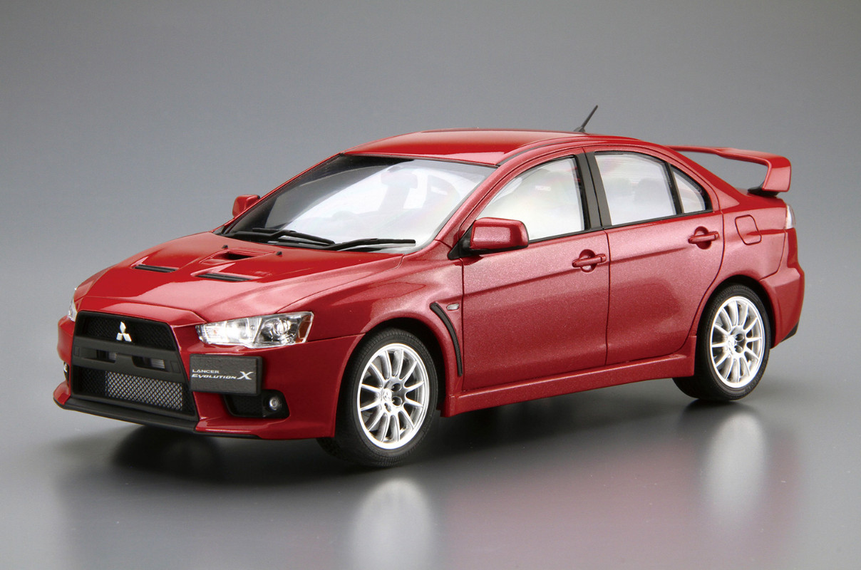 Aoshima Mitsubishi Lancer Evolution CZ4A maquette automobile de collection en plastique