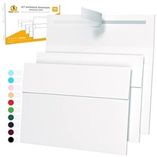 5x7 Envelopes for Invitations - 110 Envelopes for 5x7 110 - Single Pack White