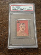 1947-48 Nannina Tecnicolor Primo Carnera serie Sport Mezzobusto Good PSA 2 Rare